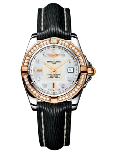 Breitling - C71356LA.A712.141S Galactic 32 Stainless Steel / Rose Gold / Diamond / Pearl Diamond / Rubber