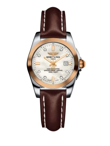 Breitling - C7234812/A792/477X/A12BA.1 Galactic 29 Stainless Steel / Rose Gold / Pearl Diamond / Calf