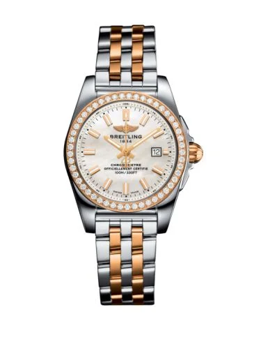 Breitling - C7234853/A791/249S/A12S.1 Galactic 29 Stainless Steel / Rose Gold / Diamond / Pearl / Rubber