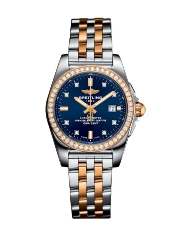 Breitling - C7234853/C964/273X/A12BA.1 Galactic 29 Stainless Steel / Rose Gold / Diamond / Horizon Blue Diamond / Sahara
