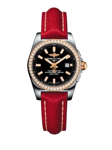 Breitling - C7234853/BF32/484X/A12BA.1 Galactic 29 Stainless Steel / Rose Gold / Diamond / Trophy Black / Calf