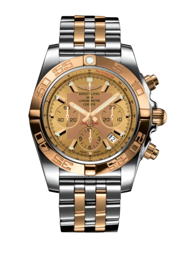 Breitling - CB0110121H1C1 Chronomat 44 Stainless Steel / Rose Gold / Golden Sun / Bracelet