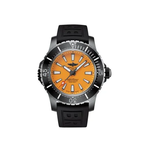 Breitling - E17369241I1S1 Superocean II 48 Titanium / Yellow / Rubber / Pin