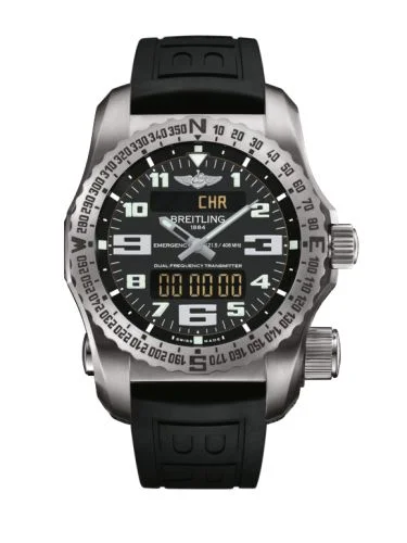 Breitling - E76325221B1S1 Emergency II Titanium / Black / Rubber / Folding