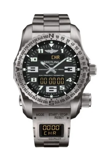Breitling - E7632522/BC02/E8017510/B999/165E Emergency II Black / Co-Pilot