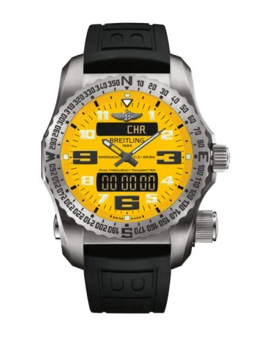 Breitling - E76325A4/I520/156S/E20DSA.4 Emergency II Titanium / Yellow / Rubber / Folding
