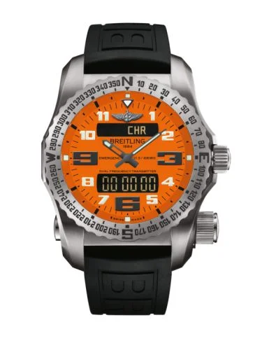 Breitling - E76325A5/O508/156S/E20DSA.4 Emergency II Titanium / Orange / Rubber / Folding