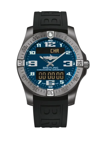 Breitling - E7936310/C869/152S/A20SS.1 Aerospace Evo Titanium / Blue / Rubber / Pin