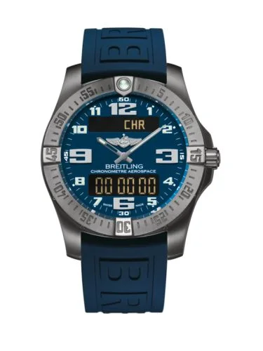Breitling - E7936310/C869/158S/A20SS.1 Aerospace Evo Titanium / Blue / Rubber / Pin