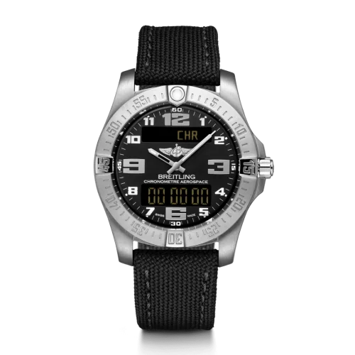 Breitling - E79363101B1W1 Aerospace Evo Titanium / Black / Military / Pin