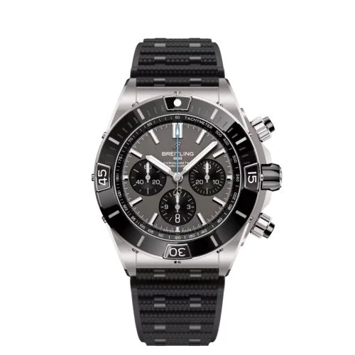 Breitling - EB0136251M1S1 Super Chronomat B01 44 Titanium / Grey / Rubber Rouleaux