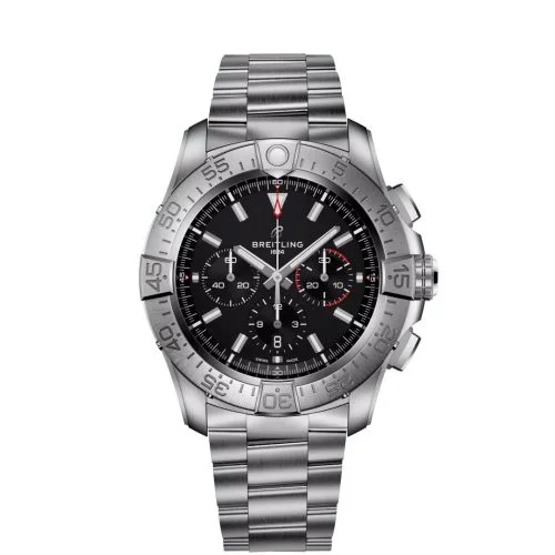 Breitling - EB0148101B1E1 Super Avenger B01 Chronograph 46 Titanium / Black / Bracelet