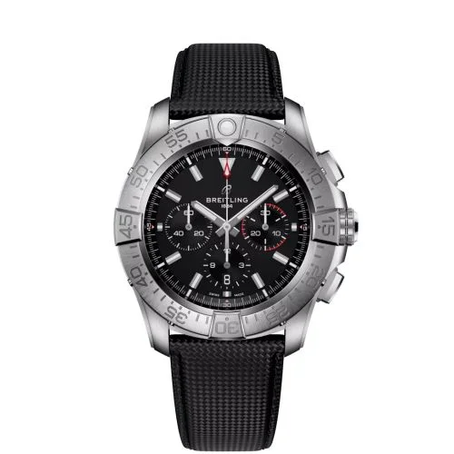 Breitling - EB0148101B1X1 Super Avenger B01 Chronograph 46 Titanium / Black / Strap