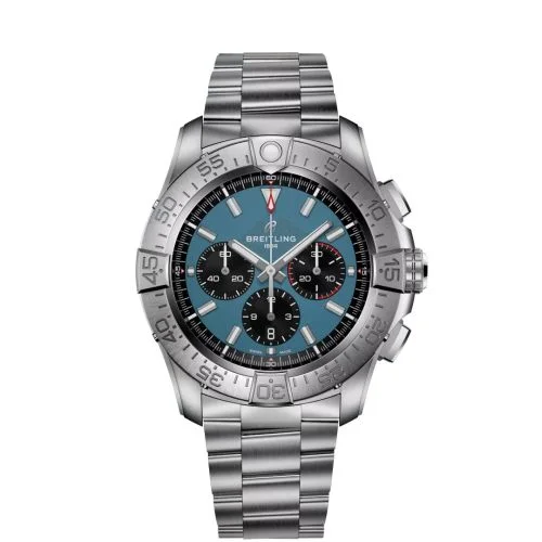 Breitling - EB0148101C1E1 Super Avenger B01 Chronograph 46 Titanium / Blue / Bracelet