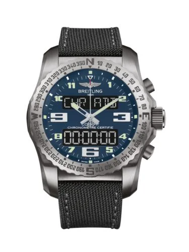 Breitling - EB501019/C904/100W/A20BASA.1 Cockpit B50 Titanium / Blue / Military / Pin