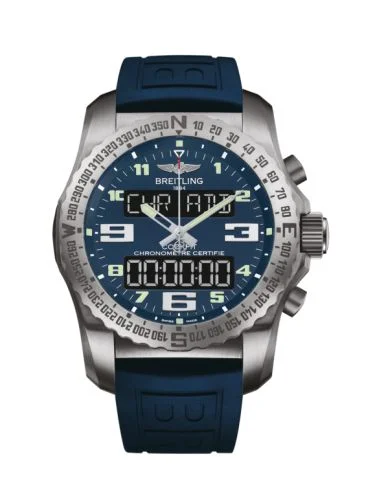 Breitling - EB501019/C904/160S/E20DSA.4 Cockpit B50 Titanium / Blue / Rubber / Folding