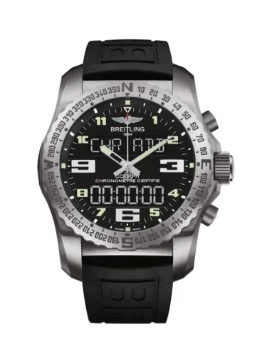 Breitling - EB5010221B1S1 Cockpit B50 Titanium / Black / Rubber / Folding