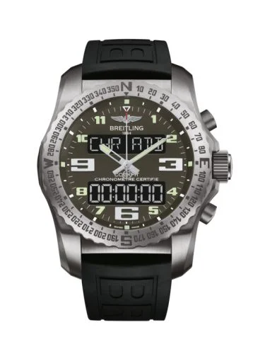 Breitling - EB5010B1/M532/155S/E20DSA.4 Cockpit B50 Titanium / Grey / Rubber / Folding