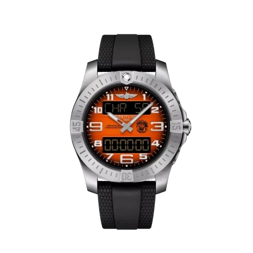 Breitling Breitling - EB70101A1O1S1 Aerospace B70 Orbiter Titanium / Orange / Rubber