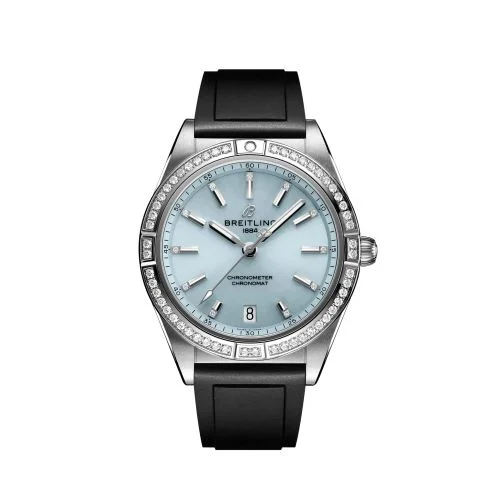 Breitling - G10380591C1S1 Chronomat Automatic 36 South Sea Stainless Steel / White Gold / Diamond / Ice Blue