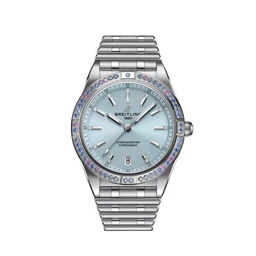 Breitling - G10380611C1G1 Chronomat Automatic 36 Stainless Steel - White Gold / Ice Blue / South Sea / Bracelet