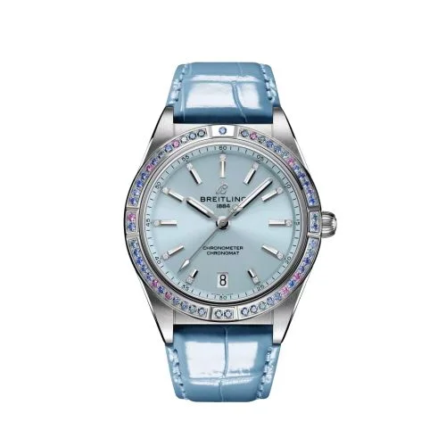 Breitling - G10380611C1P1 Chronomat Automatic 36 Stainless Steel - White Gold / Ice Blue / South Sea