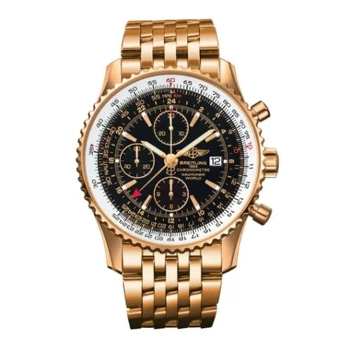 Breitling - H2432212/B928/426H Navitimer World Red Gold / Black / Bracelet