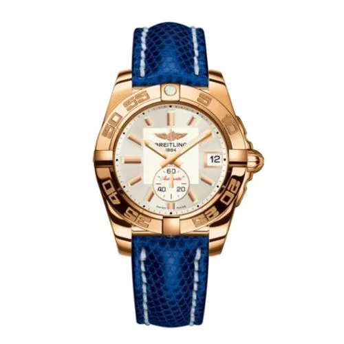 Breitling - H3733012.G714.416X Galactic 36 Automatic Rose Gold / Stratus Silver / Calf