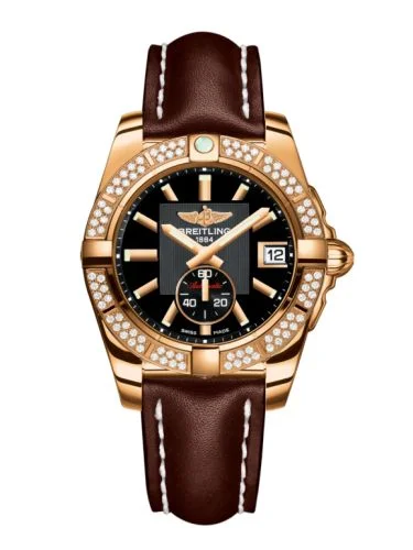 Breitling - H3733053.BA54.214X Galactic 36 Automatic Rose Gold / Diamond / Volcano Black / Sahara