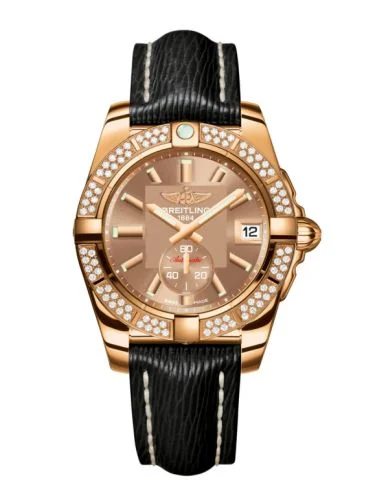 Breitling - H3733053.Q584.412X Galactic 36 Automatic Rose Gold / Diamond / Copperhead Bronze / Calf