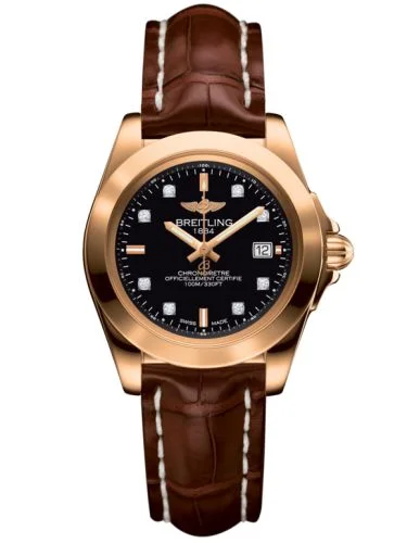 Breitling - H7133012.BF64.208X Galactic 32 Sleek Edition Rose Gold / Trophy Black Diamond / Sahara