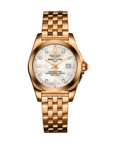 Breitling - H7234812.A792.270X Galactic 29 Rose Gold / Pearl Diamond / Sahara