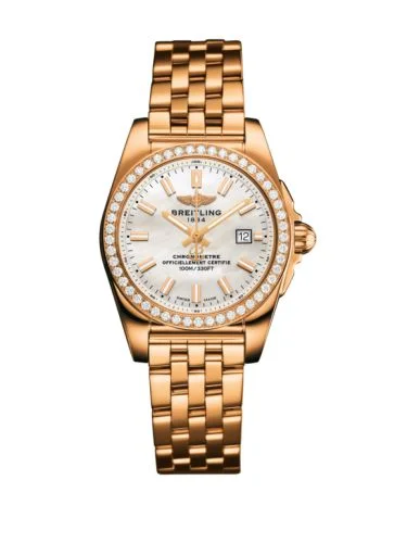 Breitling - H7234853.A791.273X Galactic 29 Rose Gold / Diamond / Pearl / Sahara