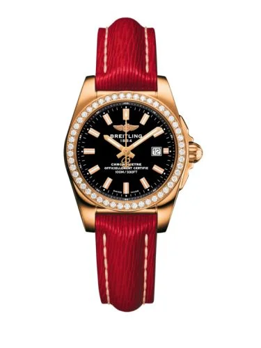 Breitling - H7234853.BF32.484X Galactic 29 Rose Gold / Diamond / Trophy Black / Calf