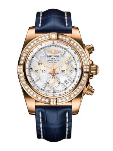 Breitling - HB011059.A698.375H Chronomat 44 Rose Gold / Diamond / Pearl Diamond / Bracelet