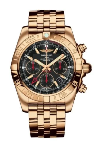 Breitling - HB0421L3/BC18/375H Chronomat 44 GMT Rose Gold / Black / Bracelet