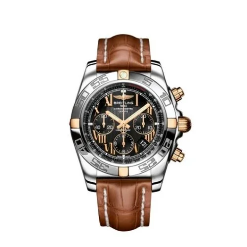 Breitling - IB011012/B957 Chronomat 44 Stainless Steel / Rose Gold / Black - Roman