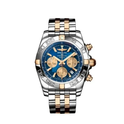 Breitling - IB011012/C790 Chronomat 44 Stainless Steel / Rose Gold / Blue