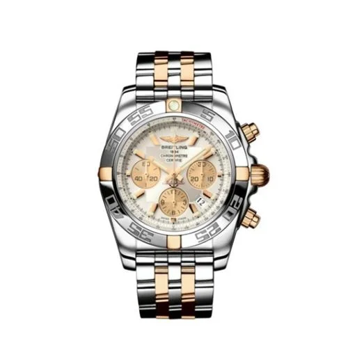 Breitling - IB011012/G687 Chronomat 44 Stainless Steel / Rose Gold / Cream