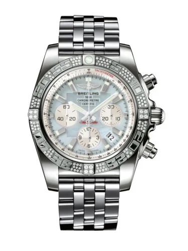 Breitling - JB0110AE.BC54.375J Chronomat 44 White Gold / Diamond / Black Pearl Diamond / Bracelet