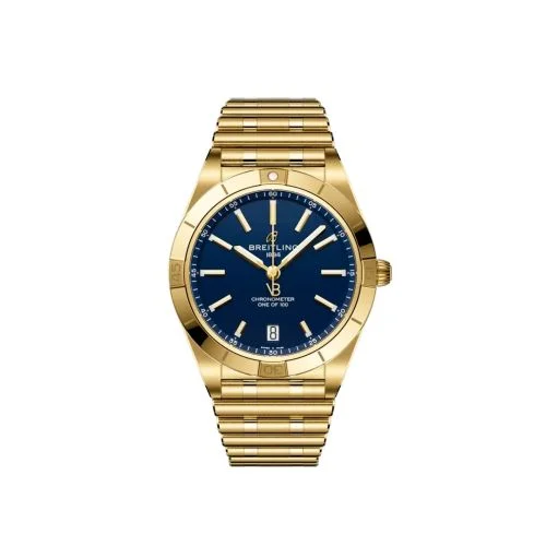 Breitling - K103801A1C1K1 Chronomat Automatic 36 Victoria Beckham Yellow Gold / Midnight Blue