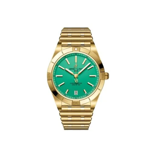 Breitling - K103801A1L1K1 Chronomat Automatic 36 Victoria Beckham Yellow Gold / Peppermint