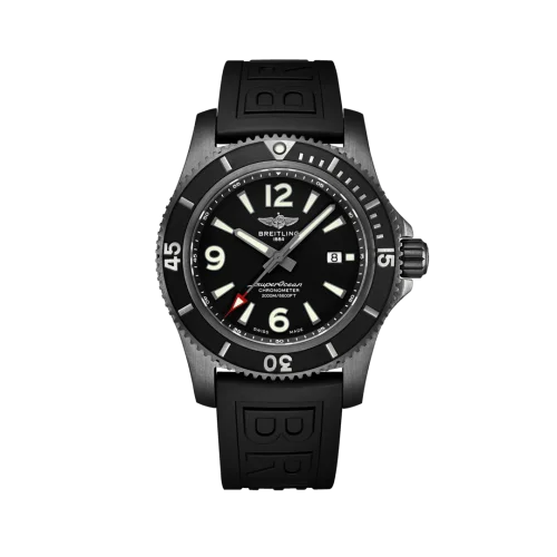 Breitling - M17368B71B1S2 Superocean II 46 Blacksteel / Black / Rubber / Folding