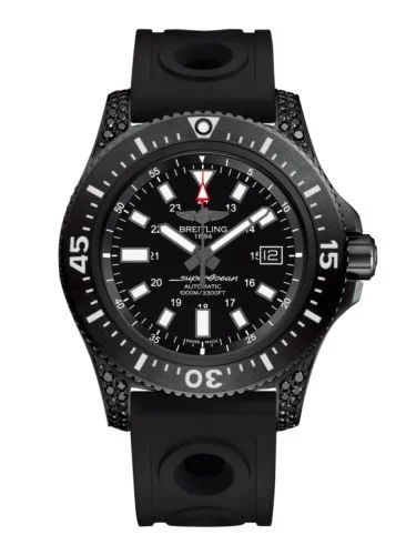 Breitling - M17393AN.BE92.227S Superocean 44 Special Blacksteel / Diamondworks / Black / Rubber