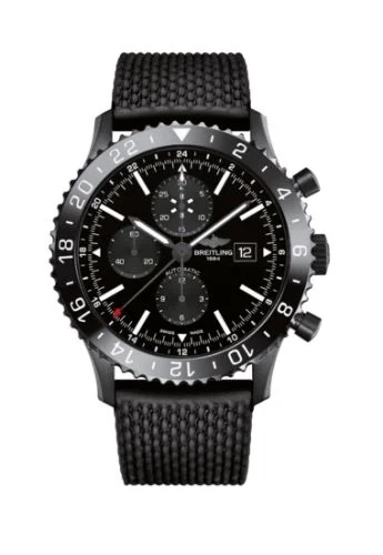 Breitling - M2431013/BF02/267S Chronoliner Blacksteel / Black / Rubber