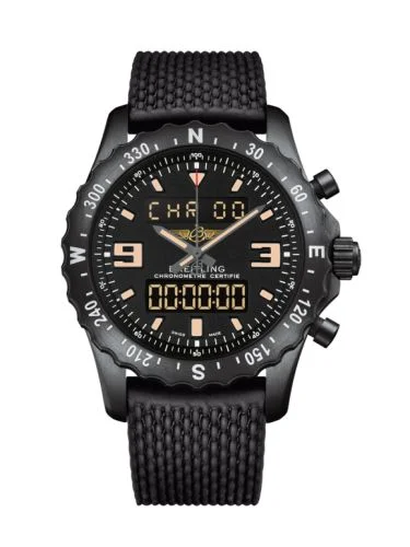 Breitling - M7836622.BD39.267S Chronospace Military Blacksteel / Volcano Black / Rubber