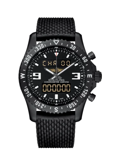 Breitling - M78367101B1S1 Chronospace Military Blacksteel / Volcano Black / Rubber / Folding