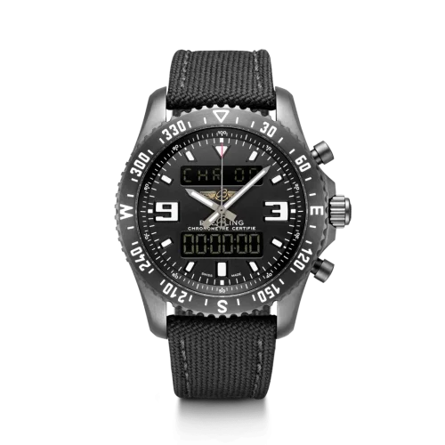 Breitling - M78367101B1W1 Chronospace Military Blacksteel / Volcano Black / Military / Pin