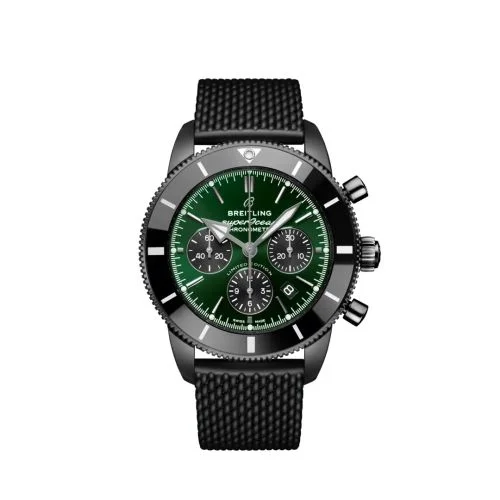 Breitling - MB01621A1L1S1 Superocean Heritage II B01 Chronograph 44 Blacksteel / Green