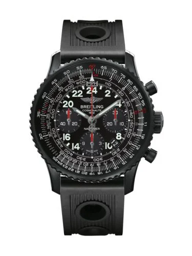 Breitling Cosmonaute Blacksteel / Black / Rubber / Folding